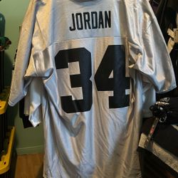 Jordan NFL raider jersey