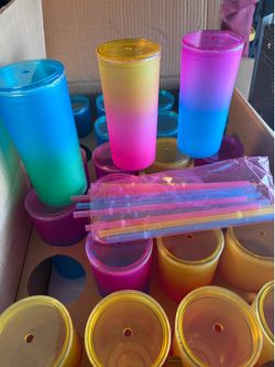 multicolor tumbler 24 ombre 21 oz