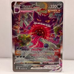 Gengar VMAX (Alternate Art Secret) - SWSH08: Fusion Strike Near mint