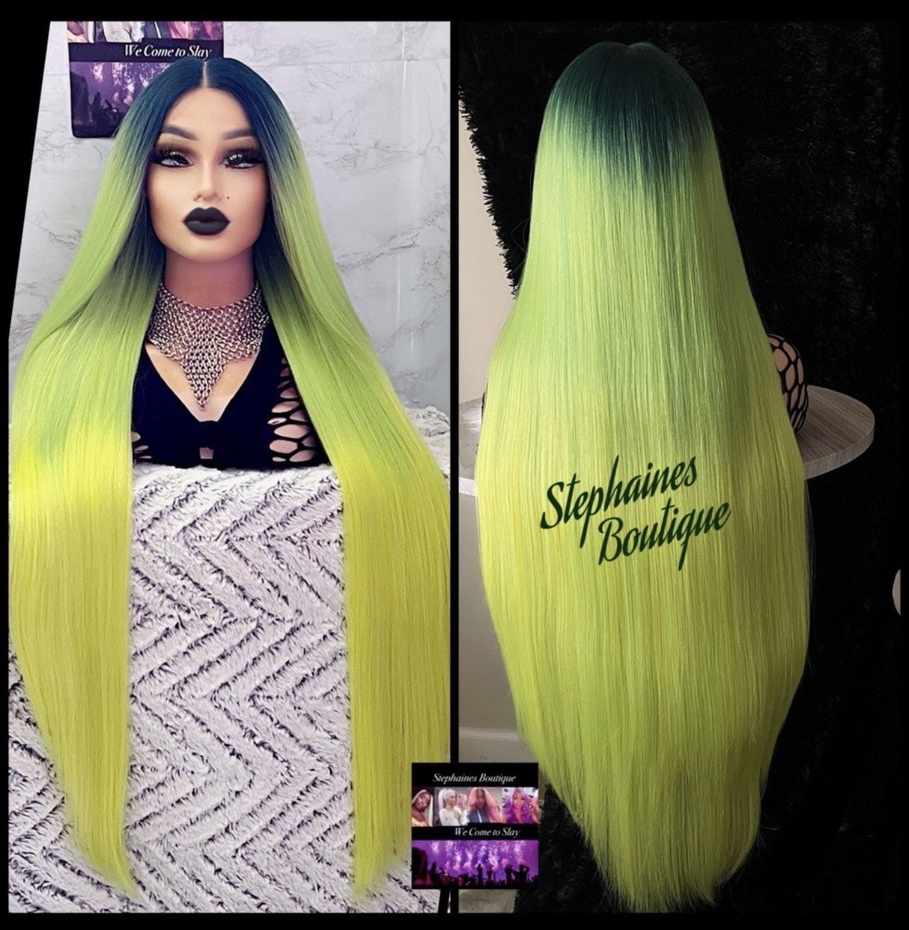 Human Hair Blended Lace Front Wig