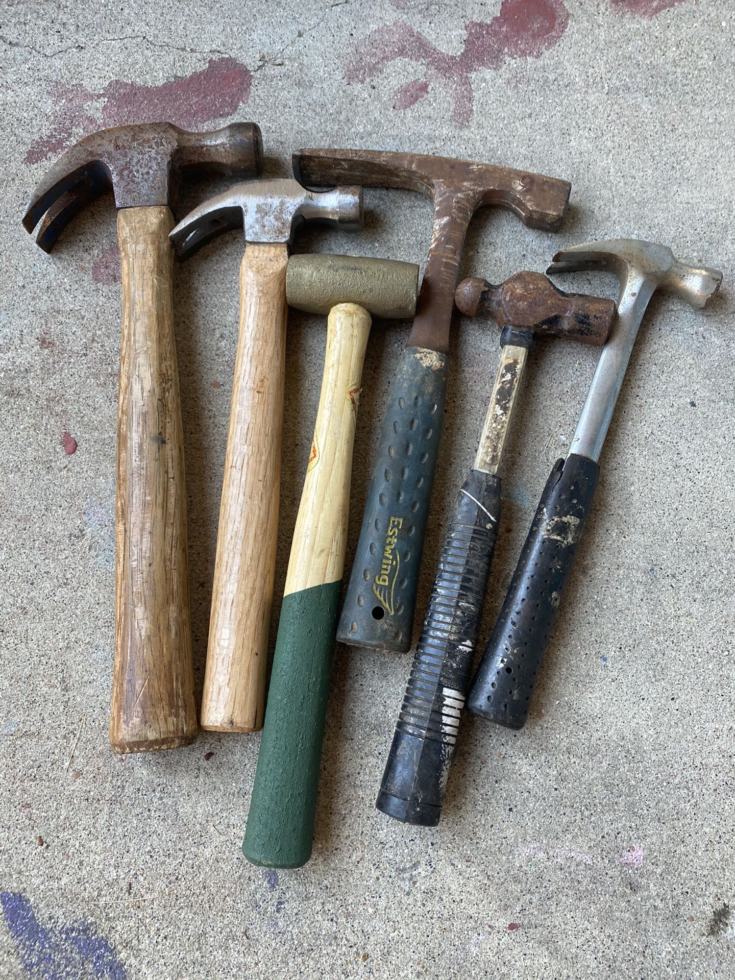 Hammers used
