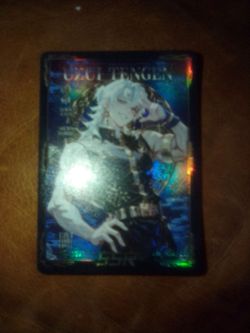 Uzui tengen anime demon slayer collectible card gm ssr 21