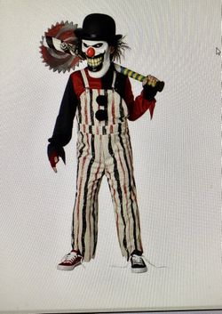 Halloween Costume Carnival Creepster Brand New Open Package Size 12-14  50% Off Original Price