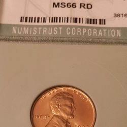 ☆1938 red wheat penny limited edition MS66☆