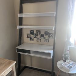 Desk With Shelves