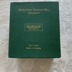 Waterford Bell Ornament