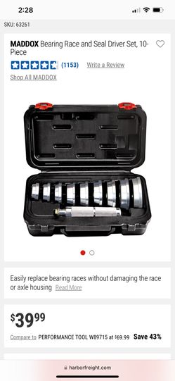 Bearing And Seal Driver