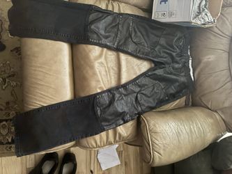 Fashinova Skinny Jeans / Leather And Denim