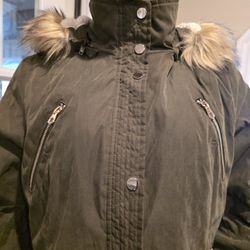 Jacket,Hooded Size Petite Large, L. Claiborne 