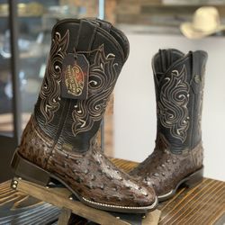 Ostrich Boots Botas De Avestruz
