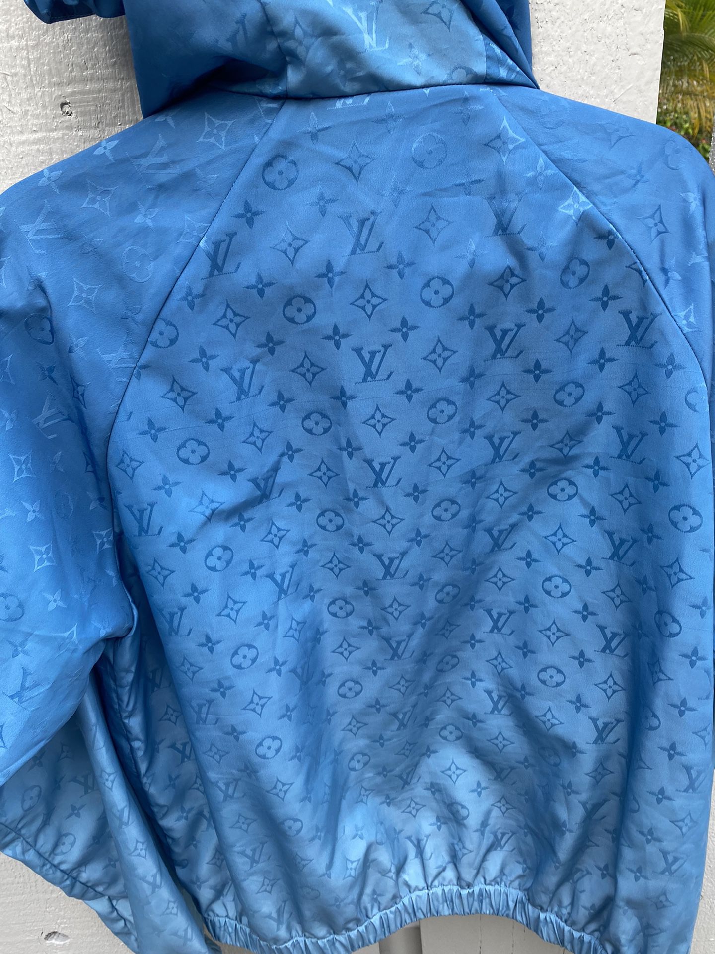 vuitton reflective jacket blue