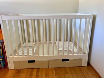 IKEA STUVA Crib With Drawers and Conversion Kit
