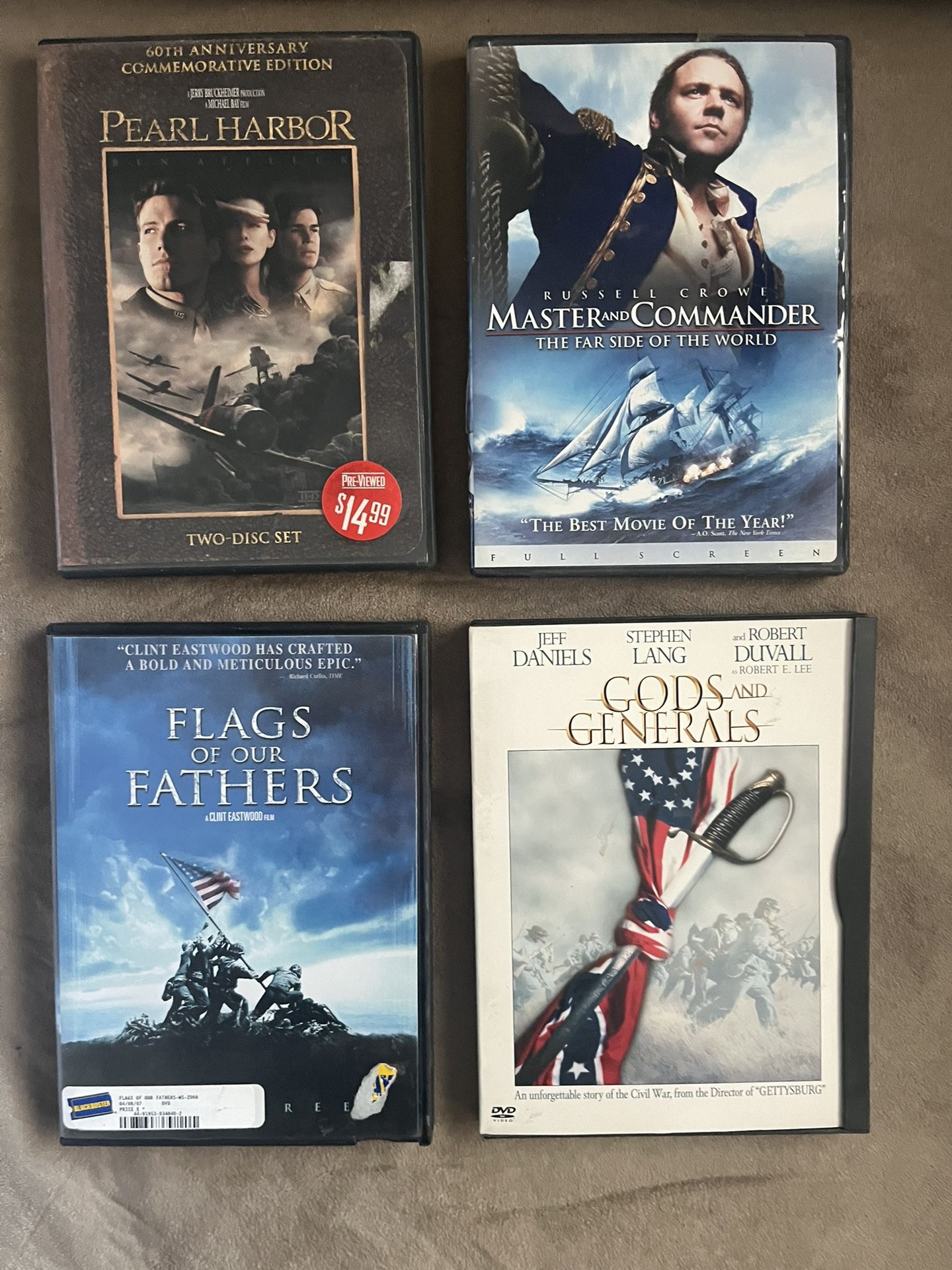 4 DVD Movies