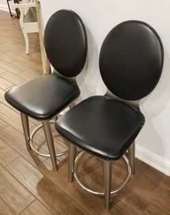 Barstools Swivel Chair Pair