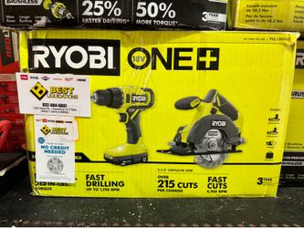 Ryobi 18v drill and circular saw kit