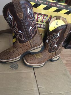 Botas De Trabajo Normales SIN CASCO Para Caballero Marca Buffalo