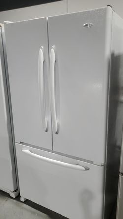 Maytag 3-Door White Refrigerator Fridge
