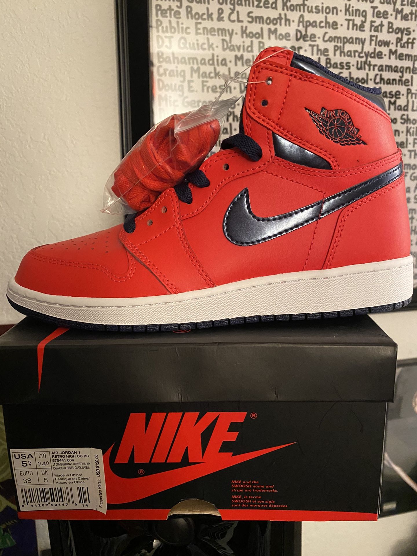 Nike Air Jordan Retro High BG David Letterman size
