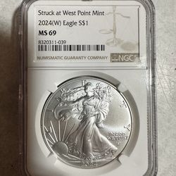 2024 West Point Mint Silver Eagle MS69
