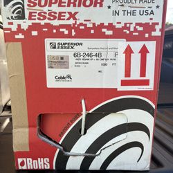 Superior essex Cat 6A CMP shielded cable white (1000 feet)