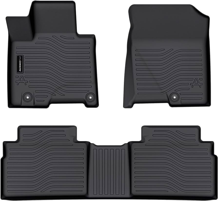 1st and 2nd Row All Weather Floor Mats for Hyundai Tucson 2022-2024 Rubber TPE Floor MatS 