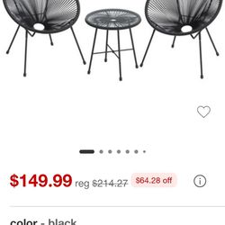 Outdoor furniture 3-piece