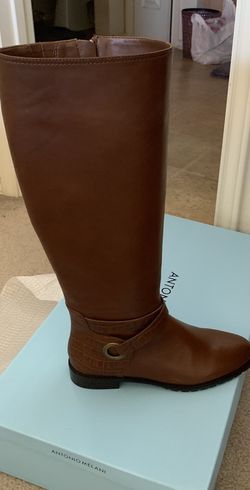 Brand New Antoni Melani Chocolate Riding Boots. $81.00- Size 10