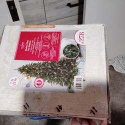 Pre-Lit 7ft Multi Color,  8 Settings Christmas Tree