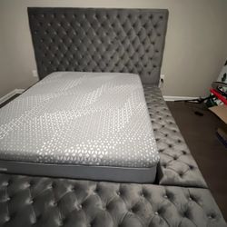 Queen Storage Bed With Mattress