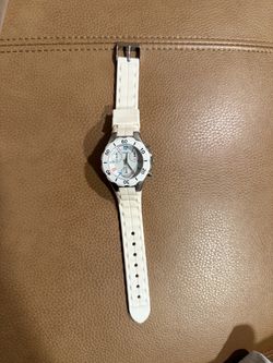 Embassy Chronological Quartz Watch With White Rubber