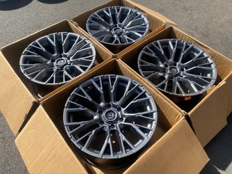 Like New 20x9 Fuel rebar D848 rims (+1 offset) wheels 6x5.5 pattern ~ chevy gmc Toyota silverado Sierra tahoe Yukon suburban Denali avalanche suburban