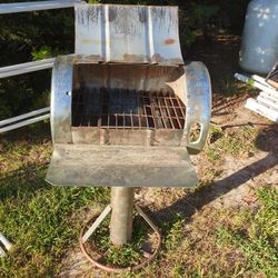 Novelty Grill Made From Keg