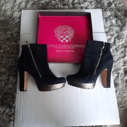 Vince Camuto Platform Booties Sz 10