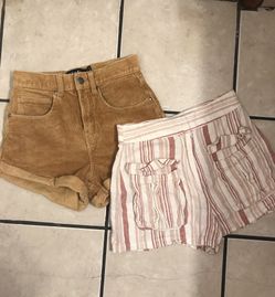 Afends Corduroy Shorts , Forever 21 Linen Shorts