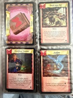 Harry Potter trading card came