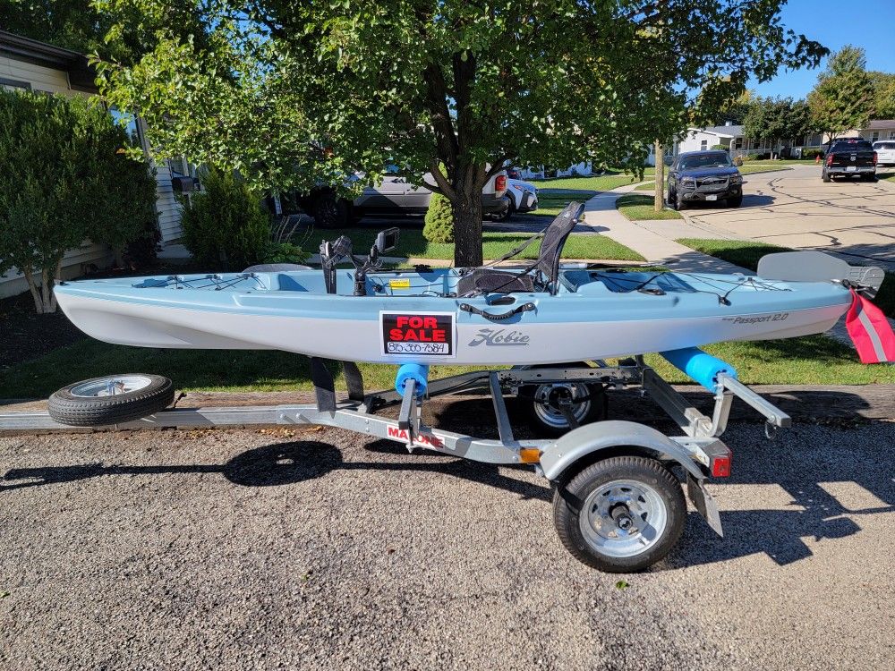 Hobie Fishing Kayak With Trailer