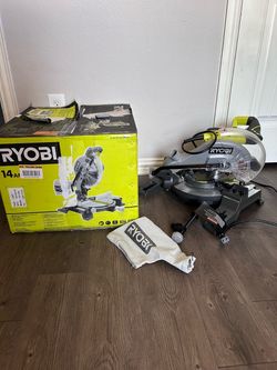 RYOBI 14 Amp Corded 10 in. Compound Miter Saw with LED Cutline Indicator