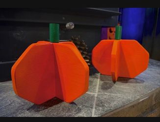 Handmade Wooden Pumpkin Decor