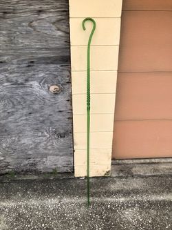 Vintage Barley Twist Parade Glass Walking Stick
