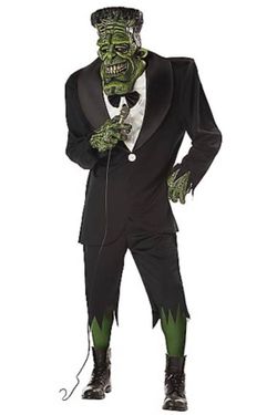 Spirit Halloween Adult Big Frank Costume used 1x one size adult
