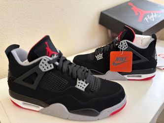 Air Jordan 4 Retro Bred Sneakers