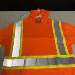 Men’s Reflective Work Shirt Large New