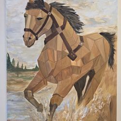 Original hand-painted acrylic artwork