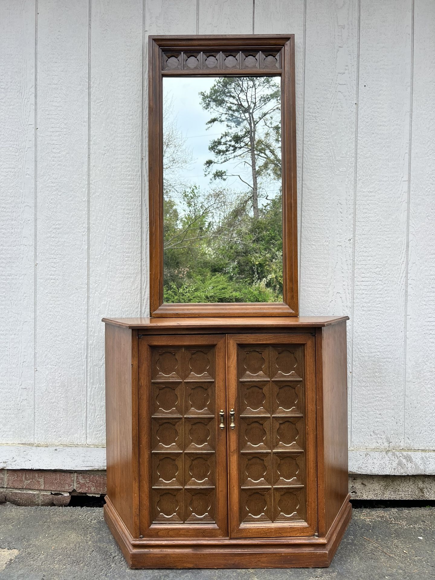 MCM Cabinet And Mirror 
