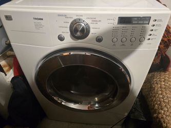 LG Tromm Front-Load Dryer White