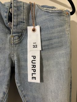 Purple Jeans, Blue, Size 32