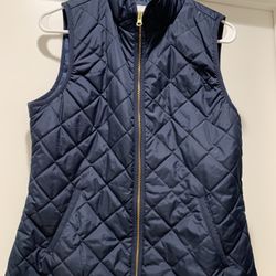 Navy Puffer Vest