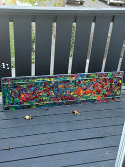 Abstract acrylic  heavens spots