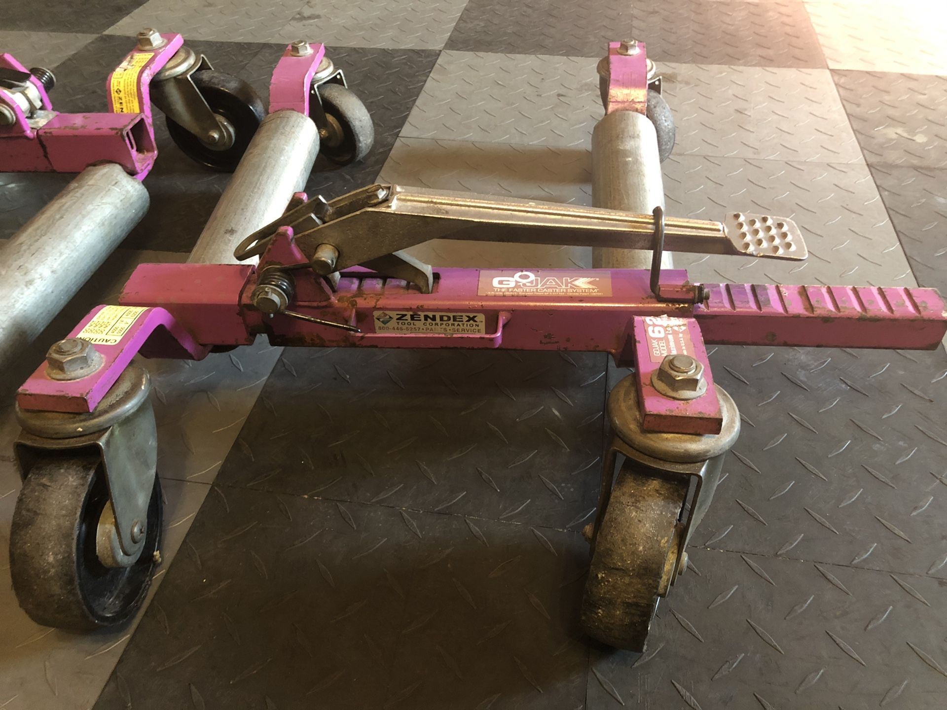 Pair GoJak Gojack Rolling Car Vehicle Dollies Model 6200 Auto Dolly Set