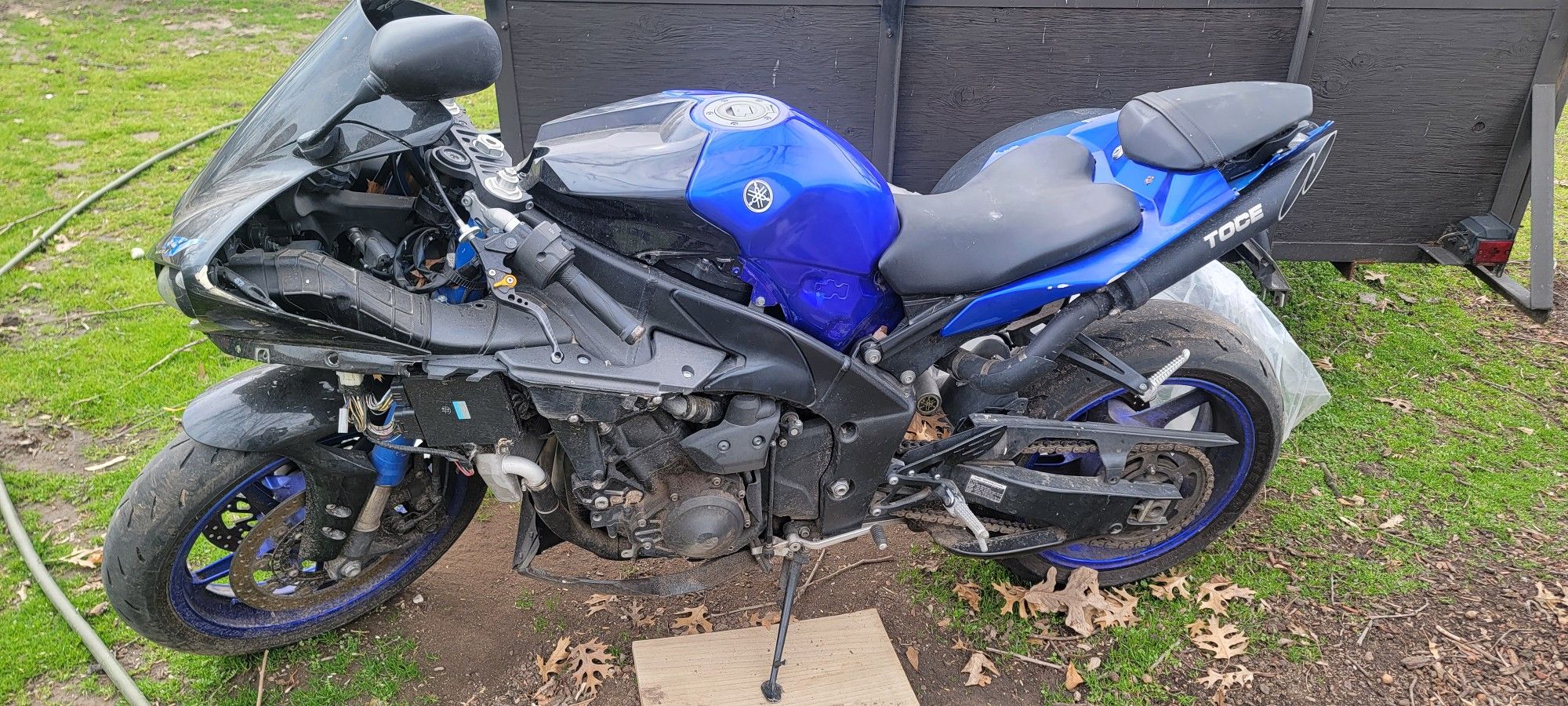 Wrecked yamaha r1 for sale deals